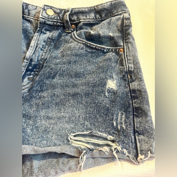 Wild Fable Denim Distressed Highest Rise Cutoff Women's Shorts Size 10 - Picture 2 of 15
